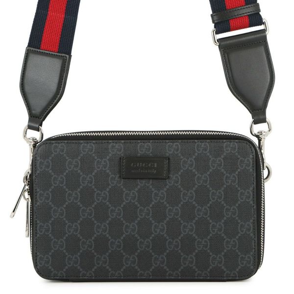 グッチ ショルダーバッグ ミニ GGスプリーム 774161 GUCCI 黒