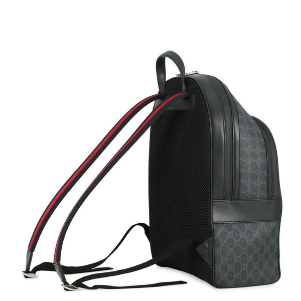 グッチ リュック GGブラック GGスプリーム/レザー 771158 GUCCI バッグ バックパック 黒