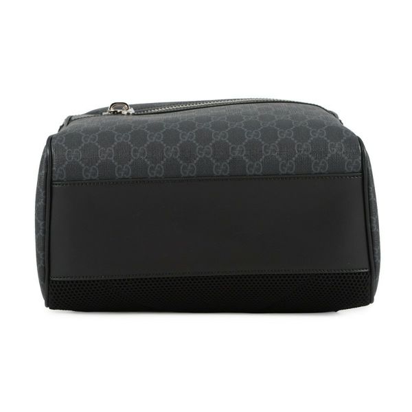 グッチ リュック GGブラック GGスプリーム/レザー 771158 GUCCI バッグ バックパック 黒