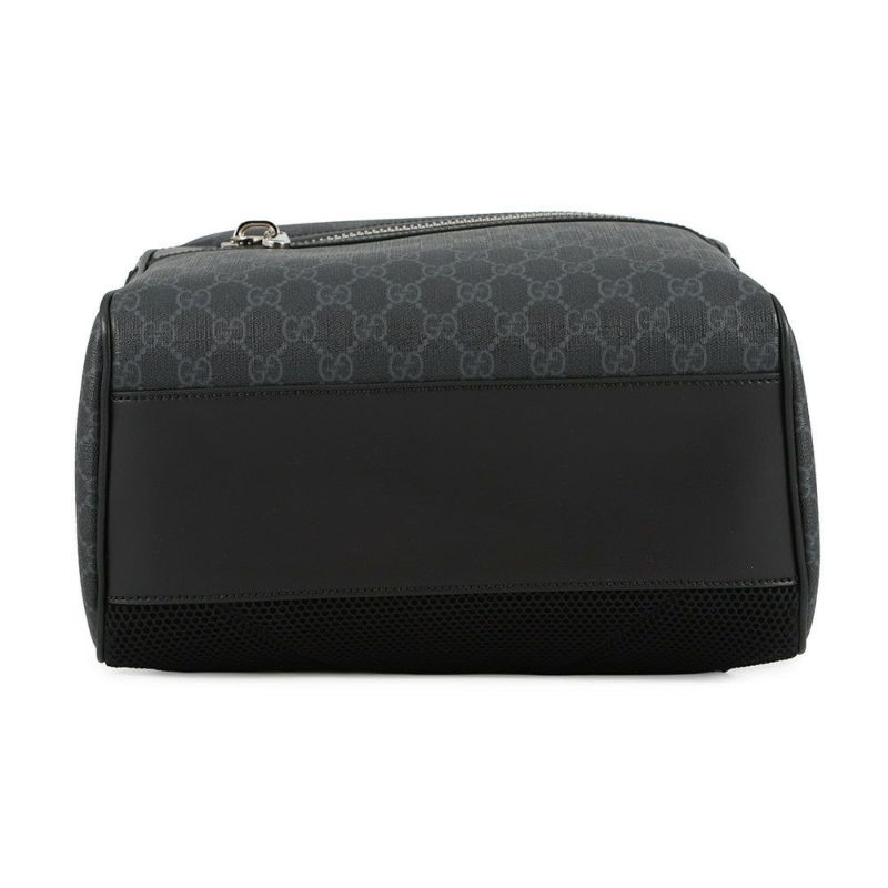 グッチ リュック GGブラック GGスプリーム/レザー 771158 GUCCI バッグ バックパック 黒