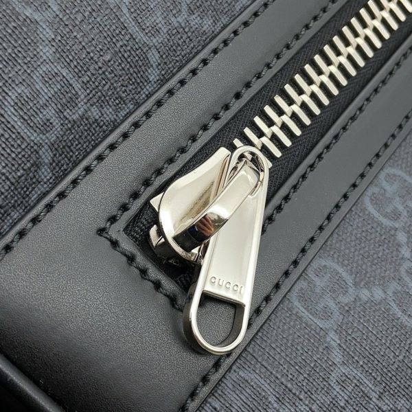 グッチ リュック GGブラック GGスプリーム/レザー 771158 GUCCI バッグ バックパック 黒