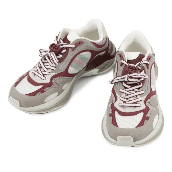 グッチ スニーカー 2.0 メッシュ/レザー インターロッキングG GG メンズサイズ 1/2 814040 GUCCI 靴