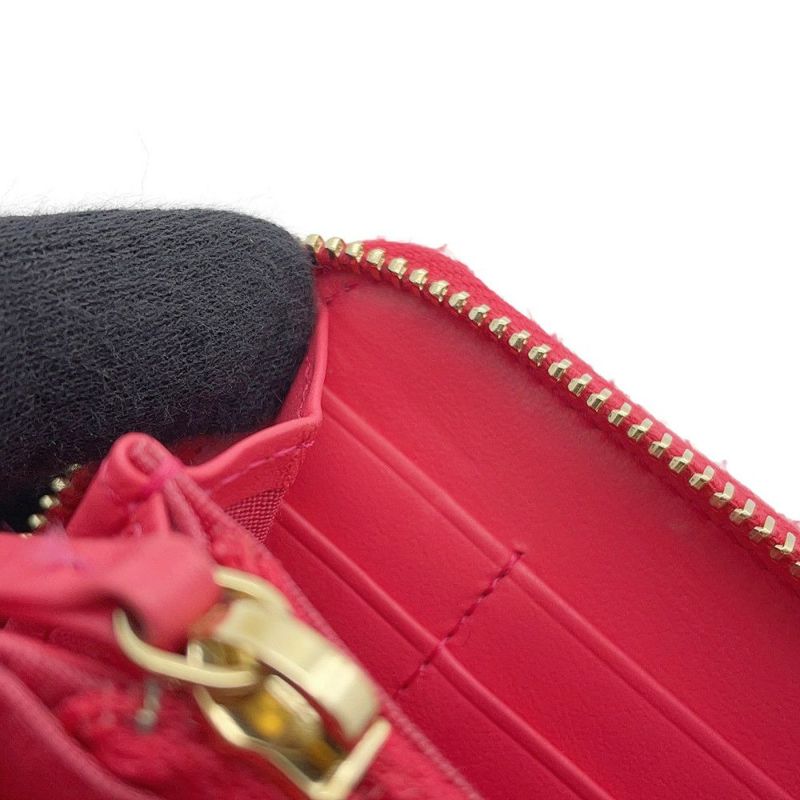 シャネル 長財布 マトラッセ スモール ジップウォレット ココマーク キャビアスキン CHANEL