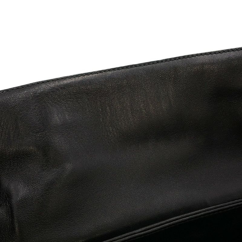 ミュウミュウ ショルダーバッグ マテラッセ クラッチ レザー RP0385 MIUMIU 2wayクラッチバッグ 黒