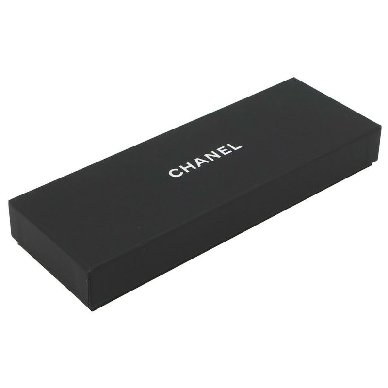 シャネル バレッタ ココマーク リボン コットン 24A CAHNEL ヘアアクセサリー 黒