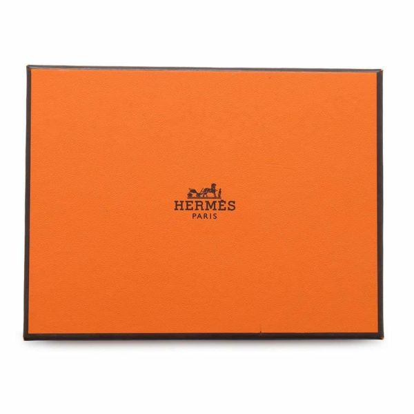 エルメス 二つ折り財布 ベアンコンパクト エトゥープ/シルバー金具 エプソン W刻印 HERMES 財布