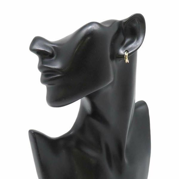 カルティエ ピアス トリニティ イヤリング K18YG/K18WG/K18PG B8017100 Cartier フープピアス ジュエリー