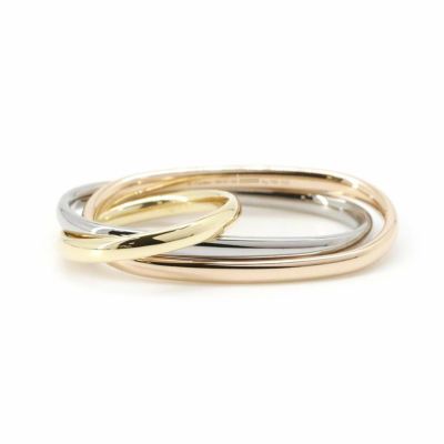 Cartier トリニティリング SMサイズ 57 カルティエ リング トリニティ FOR CHITOSE ABE of sacai K18YG