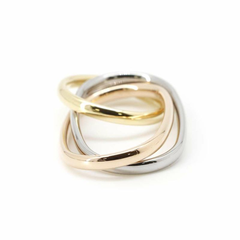 カルティエ リング トリニティ FOR CHITOSE ABE of sacai K18YG/K18WG/K18PG サイズ56/57/58 B4238000 Cartier 指輪