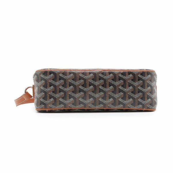 ゴヤール ショルダーバッグ カップヴェールPM PVC/レザー GOYARD 黒