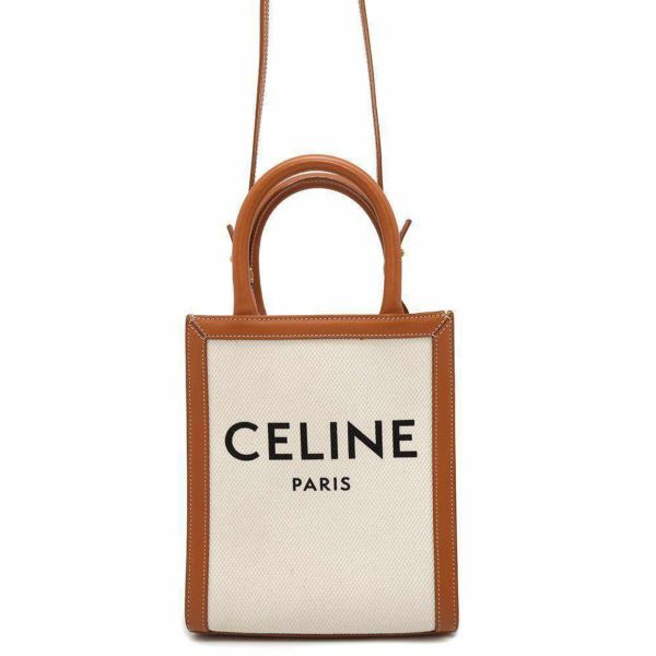 セリーヌ ハンドバッグ バーティカルカバ ミニ ロゴ 193302 CELINE 2wayバッグ