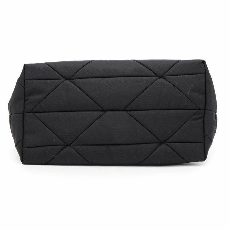 プラダ ハンドバッグ ミニ パデッド ナイロン/レザー 1BG373 PRADA 2wayショルダーバッグ 黒