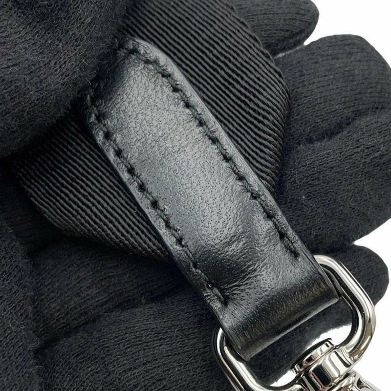 プラダ ハンドバッグ ミニ パデッド ナイロン/レザー 1BG373 PRADA 2wayショルダーバッグ 黒