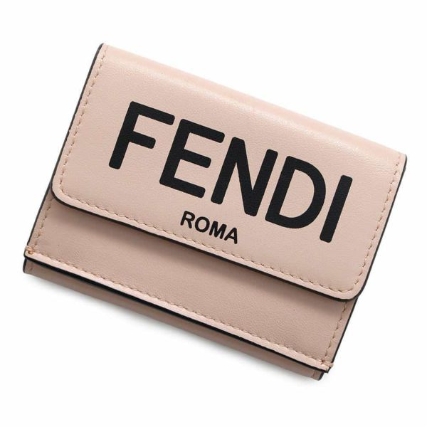 フェンディ 三つ折り財布 ROMAマイクロ レザー 8M0395 FENDI コンパクトウォレット