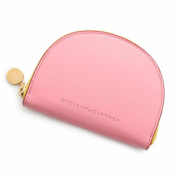 ステラマッカートニー コインケース ハーフムーン トリコロールカラー レザー Stella McCartney 財布