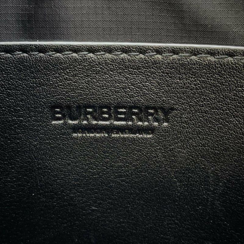 バーバリー ショルダーバッグ ロゴ ナイロン 8049094 BURBERRY バッグ 斜め掛け 黒
