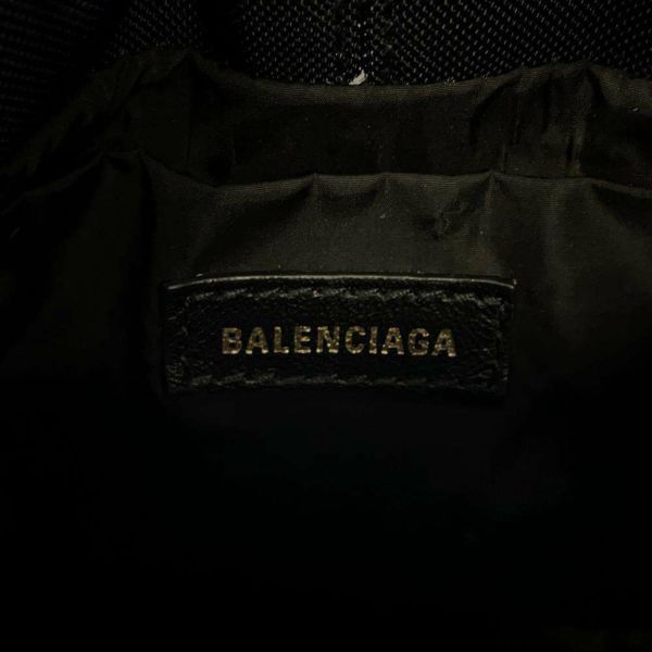 バレンシアガ ショルダーバッグ  ウィール ドローストリング バケットXS 619458 BALENCIAGA  ブラック 黒