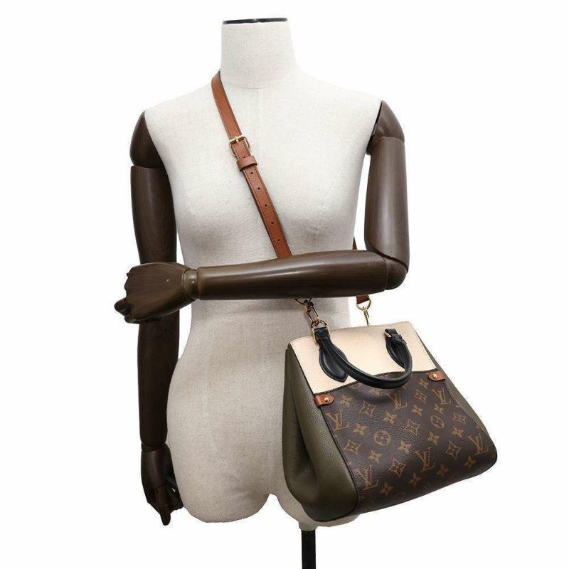 ルイヴィトン ハンドバッグ モノグラム レザー フォールド・トートPM M45388 LOUIS VUITTON  2wayショルダーバッグ