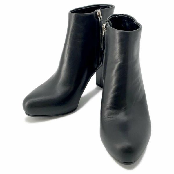 プラダ ショートブーツ レザー レディースサイズ36 1/2 1TP207 PRADA 靴 ブーティー 黒