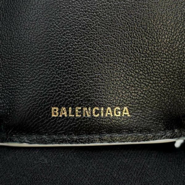 バレンシアガ 三つ折り財布 コンパクトウォレット レザー 558208 BALENCIAGA 財布 白 黒