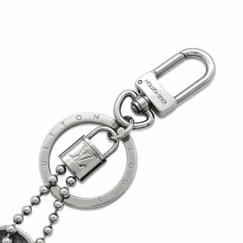 ルイヴィトン キーホルダー モノグラム・エクリプス ポルトクレ タブ M63618 LOUIS VUITTON メンズ 黒