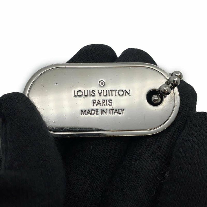 ルイヴィトン キーホルダー モノグラム・エクリプス ポルトクレ タブ M63618 LOUIS VUITTON メンズ 黒