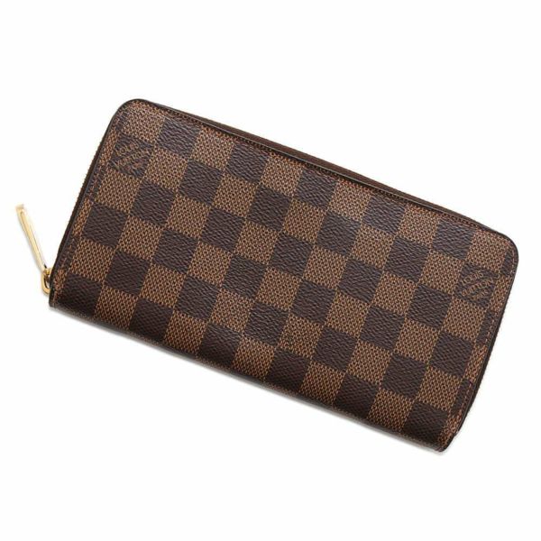 ルイヴィトン 財布 ダミエ ・エベヌ ジッピーウォレット N41661 LOUIS VUITTON ラウンドファスナー