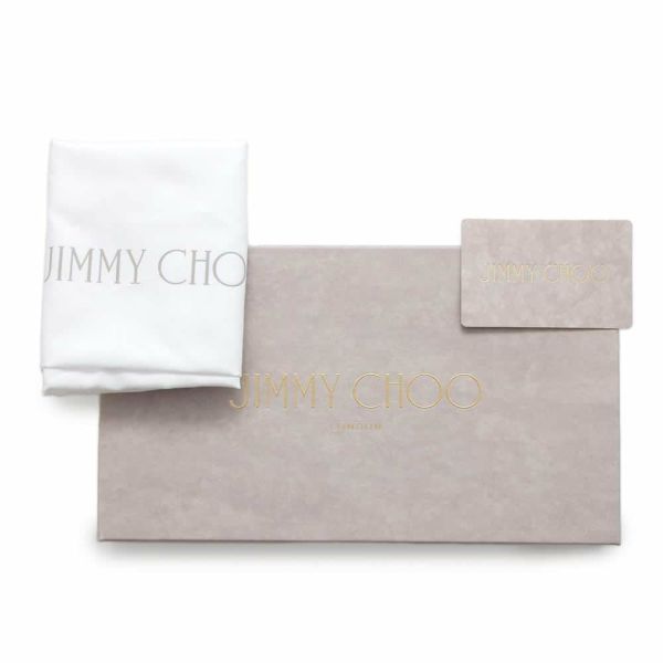 ジミーチュウ 長財布 ABIKO ラウンドファスナー バイカラー レザー JIMMY CHOO 財布 メンズ