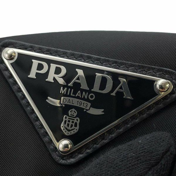 プラダ リュック ナイロン バックパック 2VZ089 PRADA バッグ リュックサック ブラック 黒