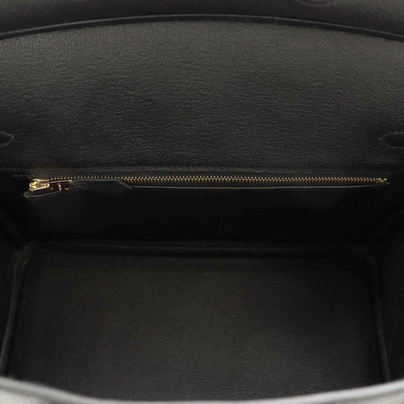 エルメス バーキン25 ブラック/ゴールド金具 トゴ W刻印 HERMES Birkin ハンドバッグ 黒