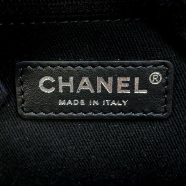 シャネル チェーントートバッグ ドーヴィルMM ココマーク ツイード CHANEL バッグ 黒