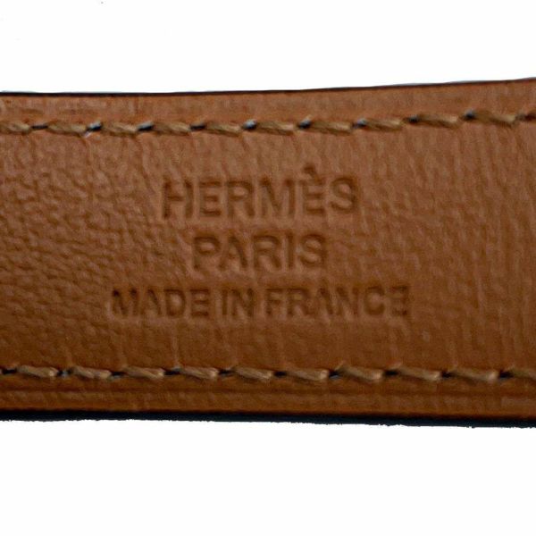 エルメス ケリーベルト ブラック/ゴールド金具 エプソン W刻印 HERMES 黒