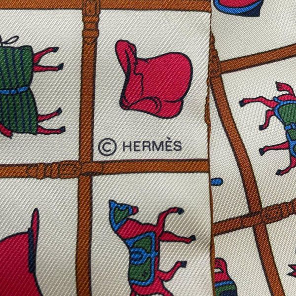 エルメス スカーフ ツイリー 馬着 Couvertures et Tenues de jour HERMES シルクツイル 2022秋冬