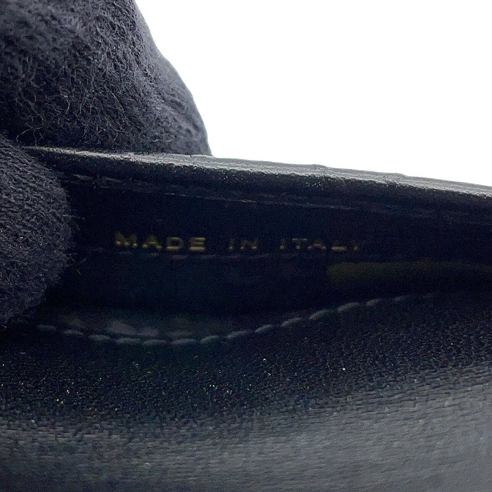 シャネル カードケース マトラッセ カメリア レザー CHANEL 銀座限定 黒