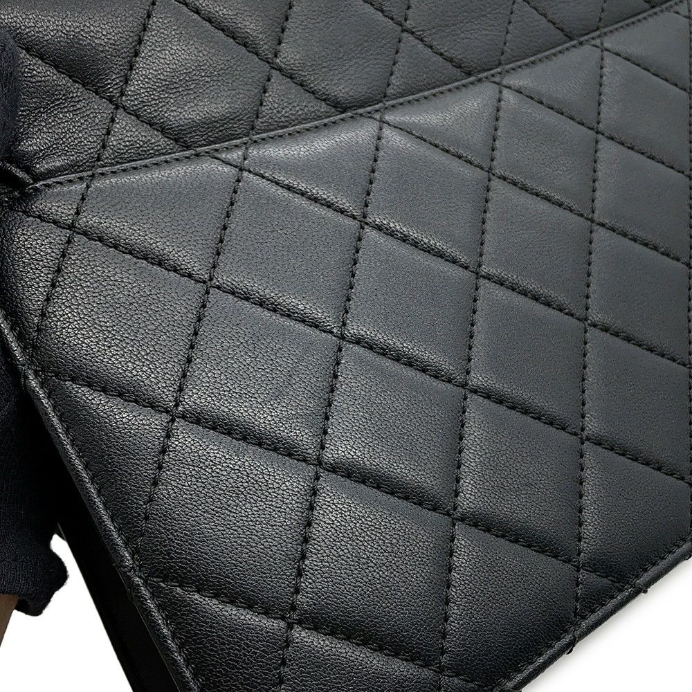 シャネル チェーンショルダーバッグ ココマーク ビューティーロック マトラッセ レザー A93223 CHANEL 黒