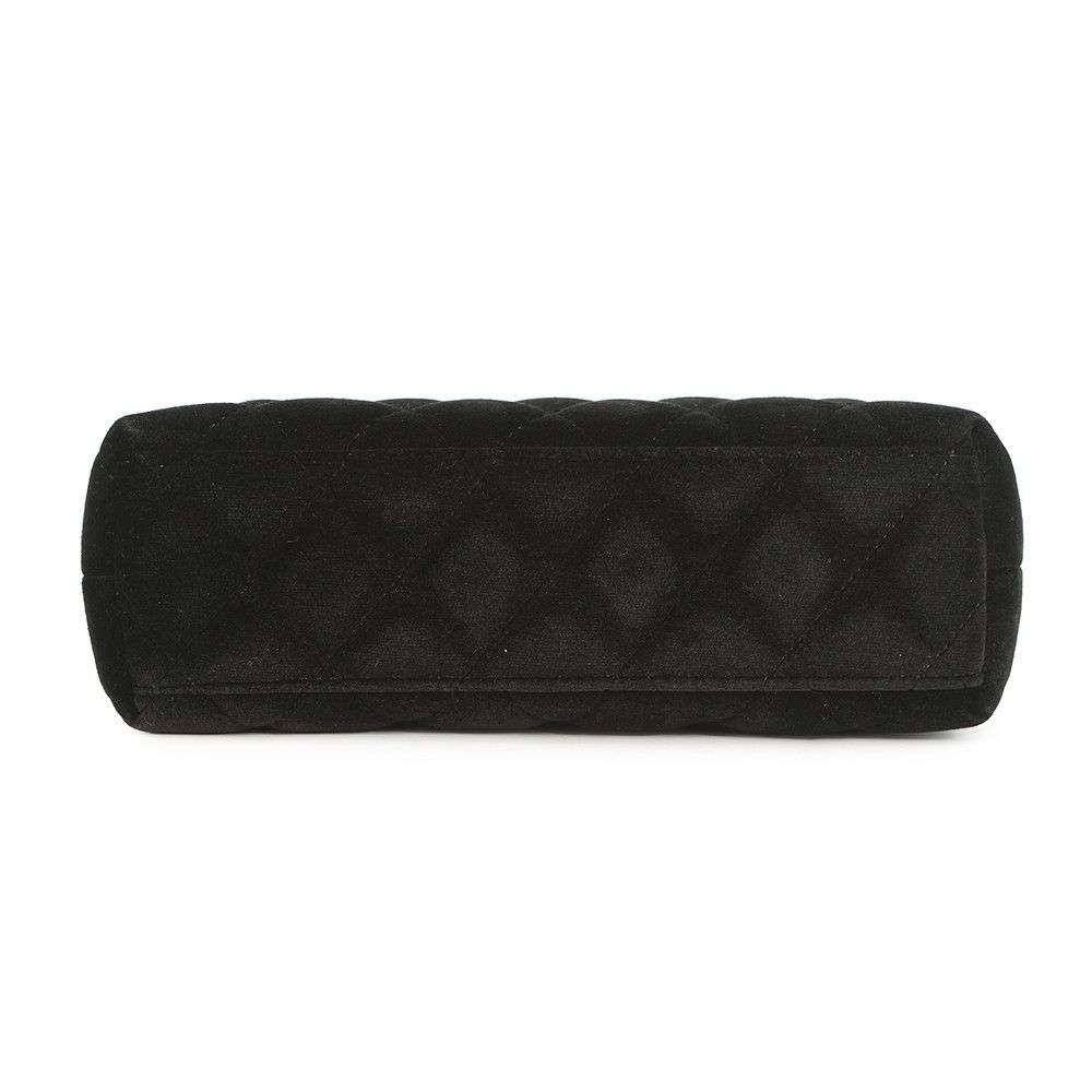 シャネル ハンドバッグ ミニ マトラッセ ココマーク ベロア/レザー AS4416 CHANEL 2wayショルダーバッグ 黒