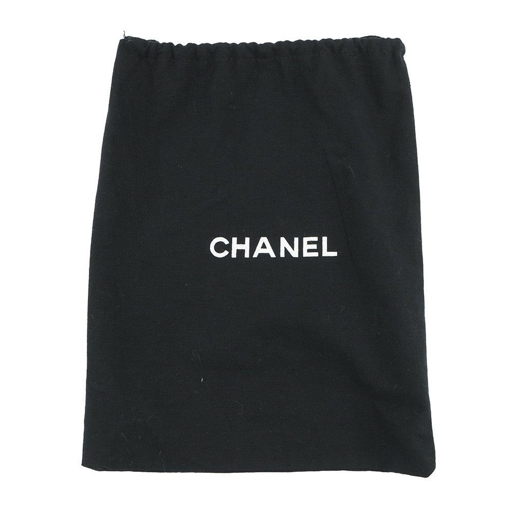 シャネル ハンドバッグ 結びチェーン カメリア サテン CHANEL パーティバッグ 黒
