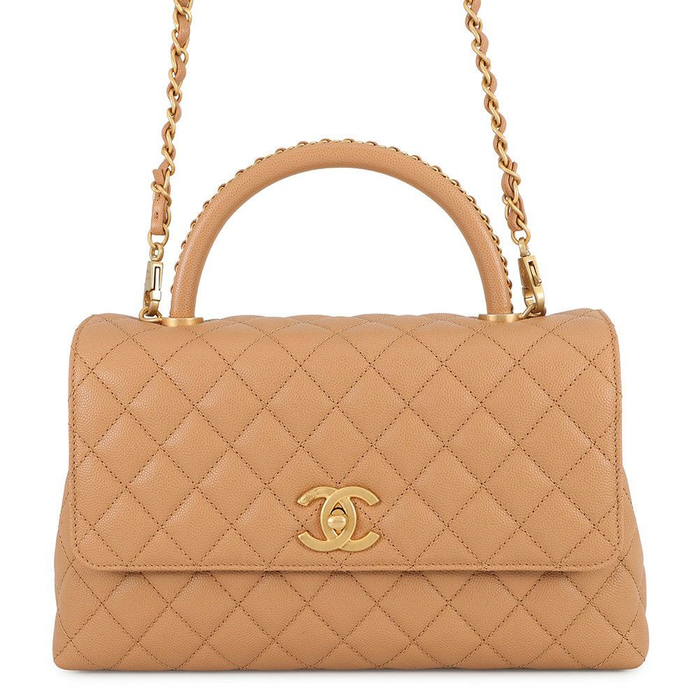 シャネル ハンドバッグ マトラッセ ココマーク ココハンドル キャビアスキン A92991 CHANEL 2wayショルダー