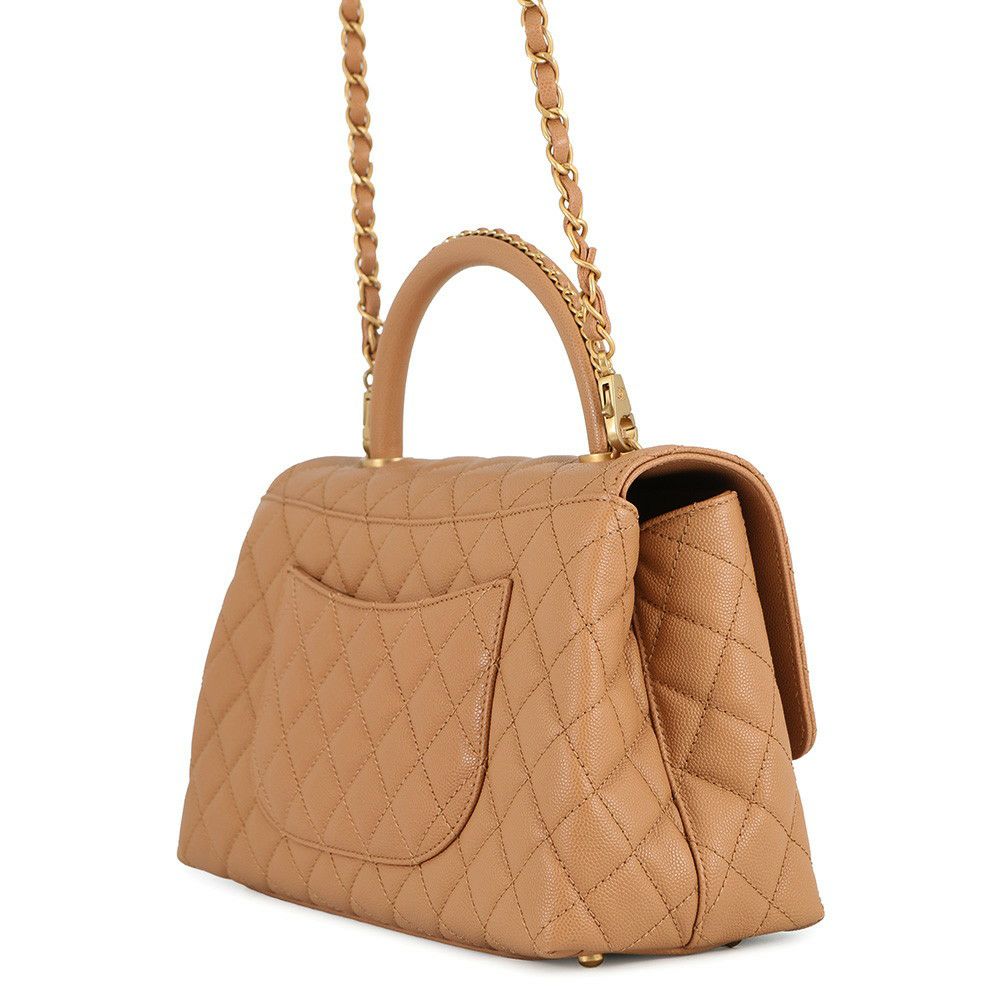 シャネル ハンドバッグ マトラッセ ココマーク ココハンドル キャビアスキン A92991 CHANEL 2wayショルダー