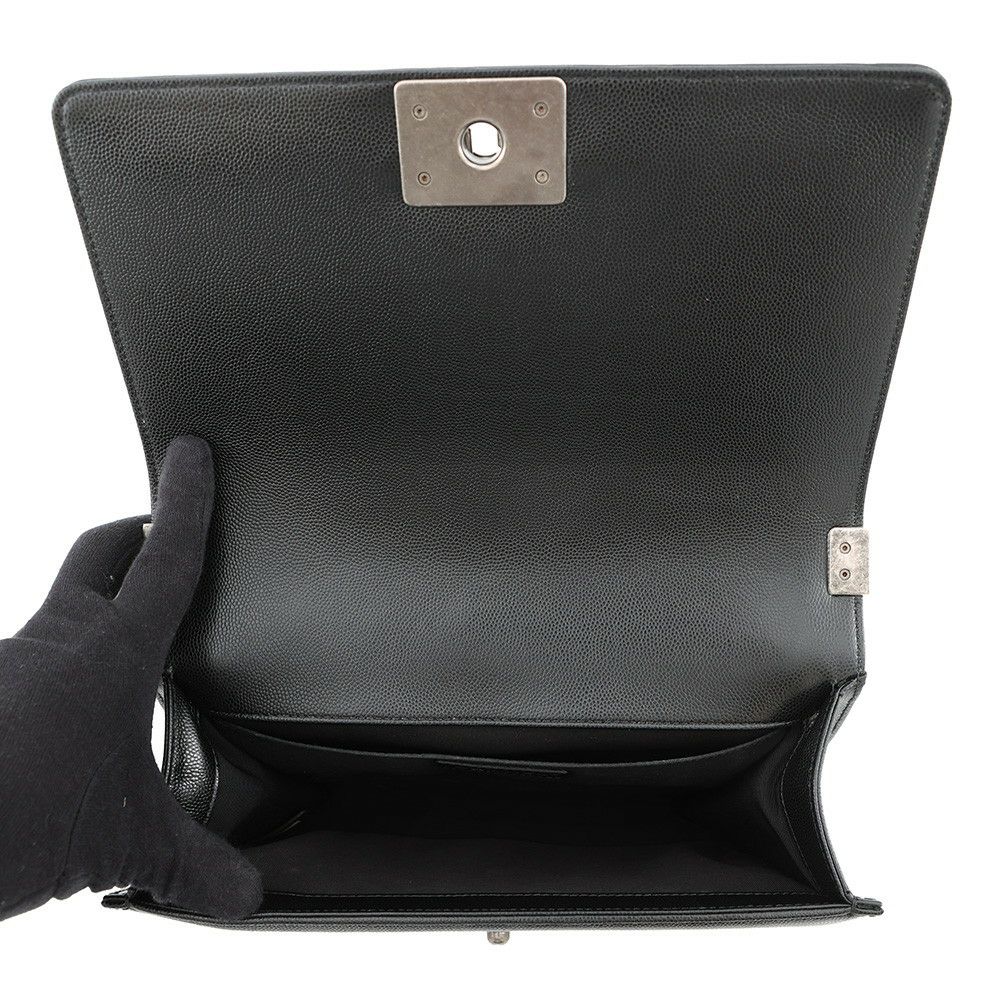 シャネル チェーンショルダーバッグ ココマーク ボーイシャネル A67086 CHANEL 黒