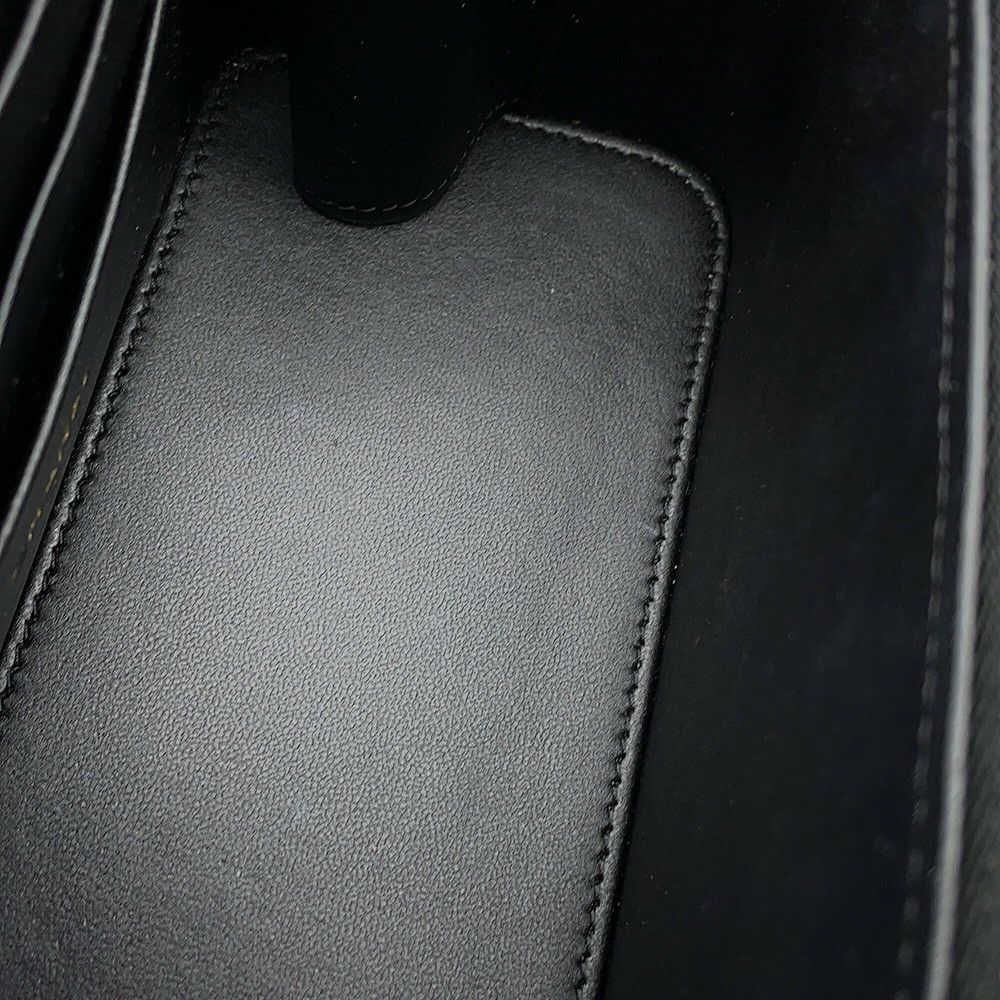 シャネル チェーンショルダーバッグ マトラッセ ココマーク ハートチェーン バニティバッグ ラムスキン CHANEL 黒