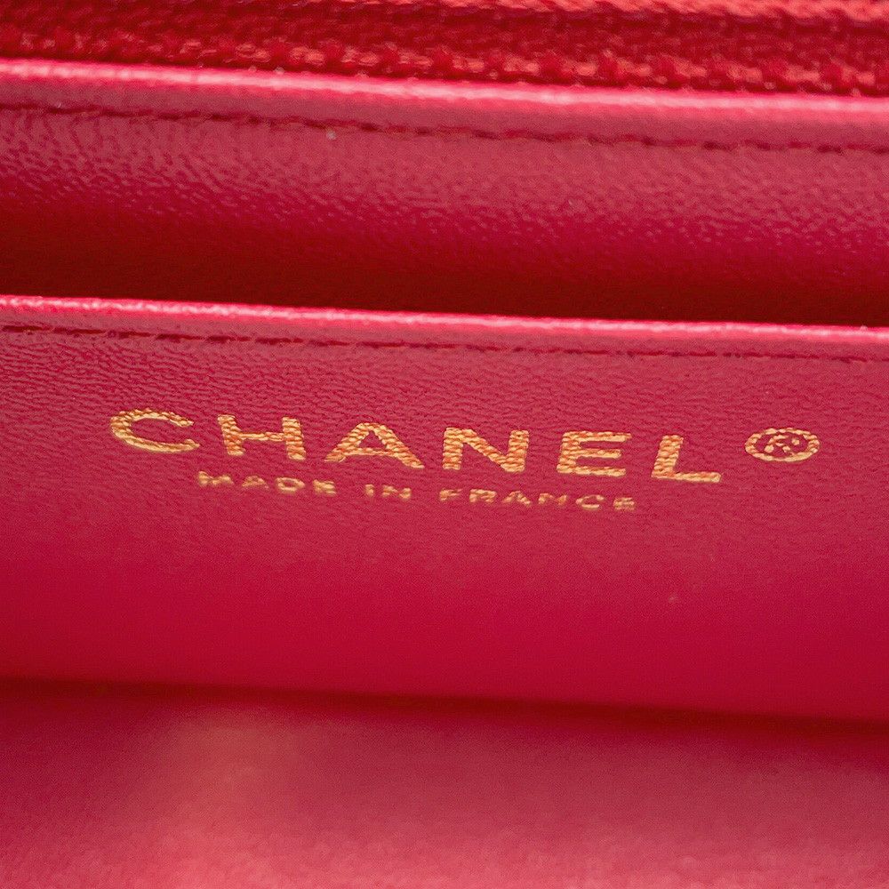 シャネル チェーンショルダーバッグ ミニ マトラッセ 20 ココマーク ラムスキン A69900 CHANEL