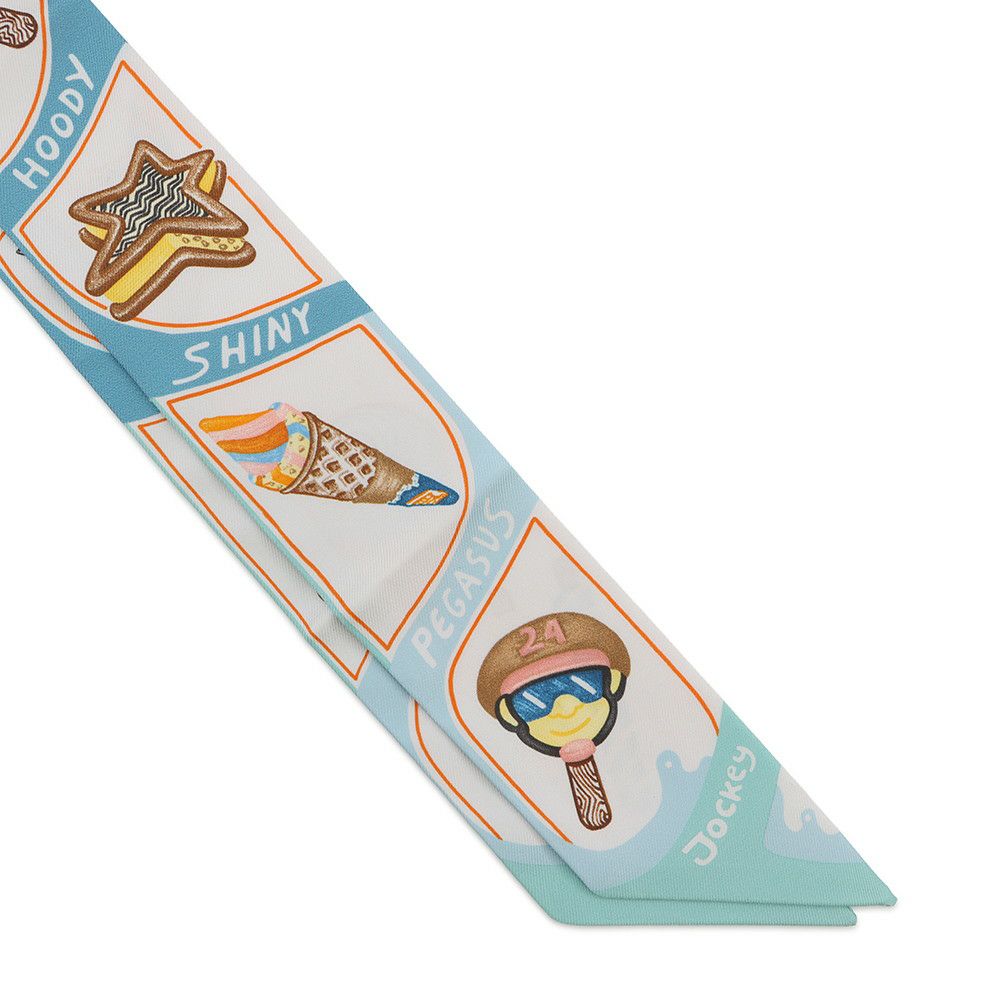 エルメス スカーフ ツイリー ファニー・アイスクリーム Funny Ice Cream HERMES 2024春夏