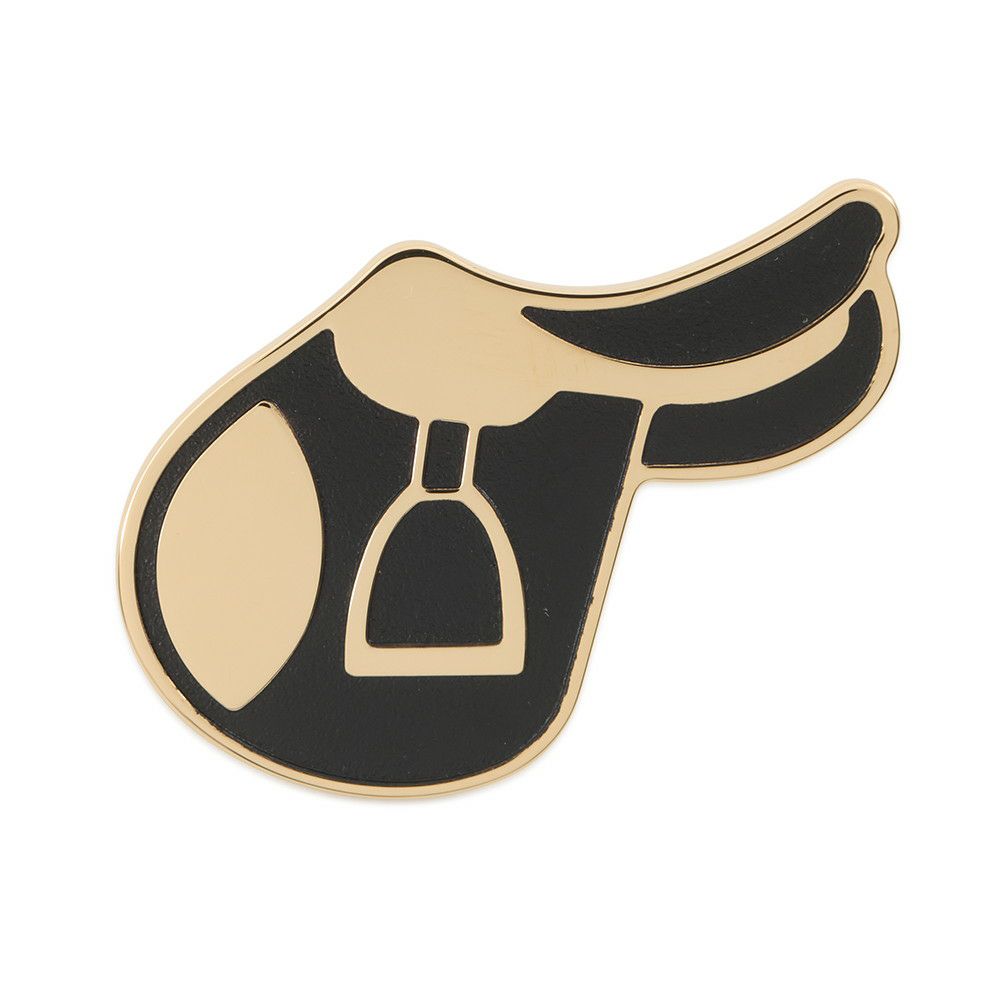 エルメス スカーフリング ア・シュヴァル A Cheval scarf ring スカーフ70用 HERMES スカーフリング 黒 2023秋冬