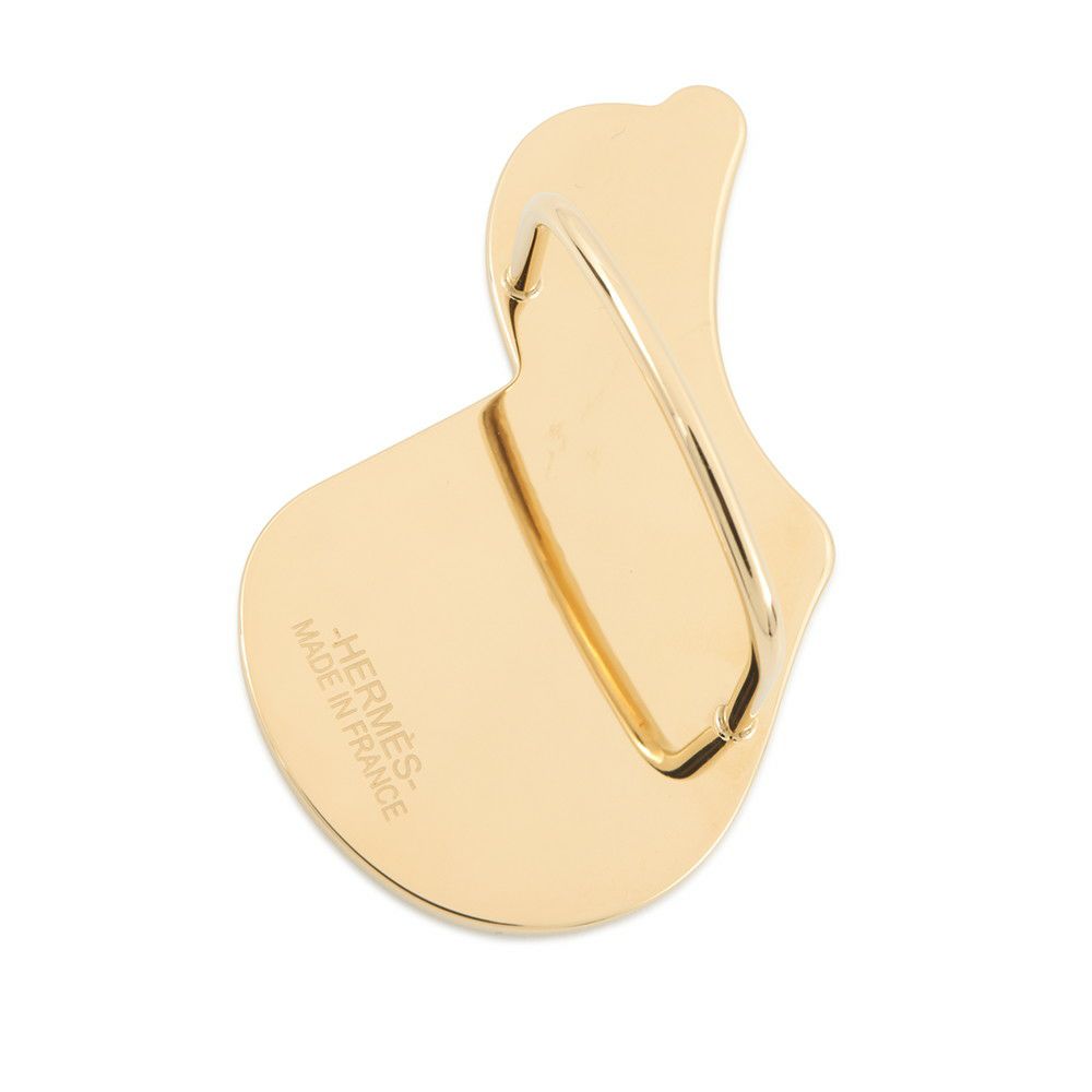 エルメス スカーフリング ア・シュヴァル A Cheval scarf ring スカーフ70用 HERMES スカーフリング 黒 2023秋冬