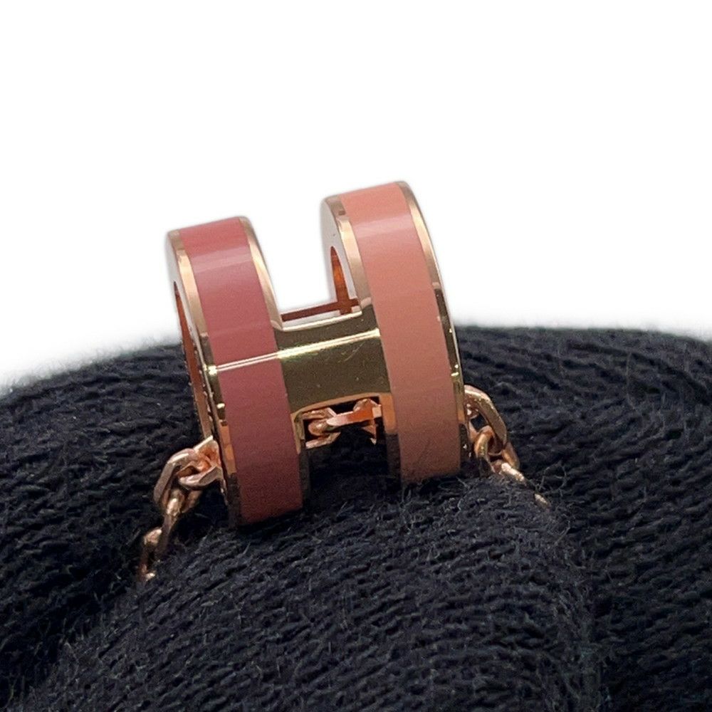 エルメス ネックレス ミニ・ポップアッシュ ロカバール ビューティー/ピンクゴールド金具 HERMES アクセサリー ピンク