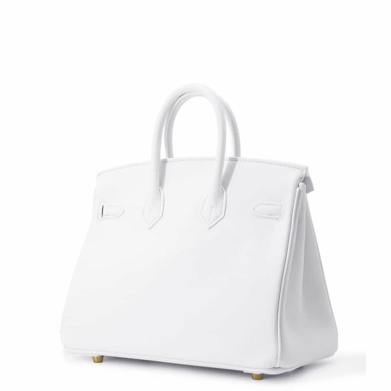 エルメス バーキン25 ニューホワイト/ゴールド金具 スイフト W刻印 HERMES Birkin ハンドバッグ 白