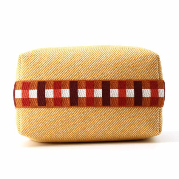 エルメス ポーチ ブリッド・ア・ブラックPM オカレ フォーヴ/シルバー金具 キャンバス HERMES ポーチ