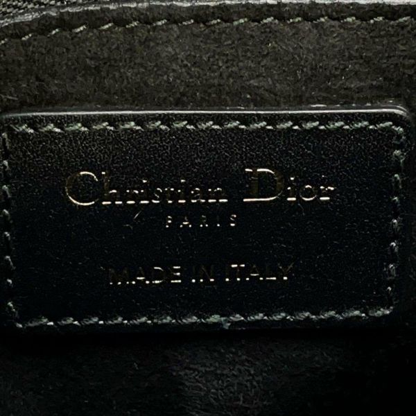 クリスチャン・ディオール ハンドバッグ レディディオール スタッズ レザー Christian Dior 2wayショルダー 黒