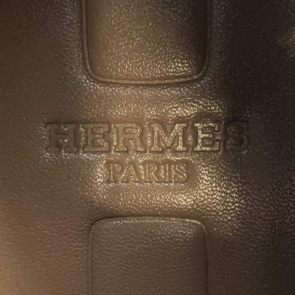 エルメス ショートブーツ ダービー スパイシー ブーティ レディースサイズ36 1/2 HERMES 靴 黒